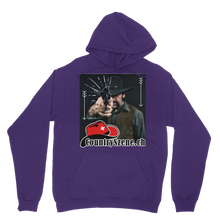 Laden Sie das Bild in den Galerie-Viewer, Shooting Cowboy - CountrySzene.ch Logo Classic Adult Hoodie