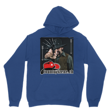 Laden Sie das Bild in den Galerie-Viewer, Shooting Cowboy - CountrySzene.ch Logo Classic Adult Hoodie