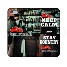 Laden Sie das Bild in den Galerie-Viewer, Shooting Cowboy - CountrySzene.ch Logo Fully Printed Wallet Cases
