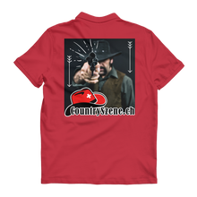 Laden Sie das Bild in den Galerie-Viewer, Shooting Cowboy - CountrySzene.ch Logo Premium Adult Polo Shirt