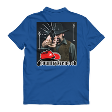 Laden Sie das Bild in den Galerie-Viewer, Shooting Cowboy - CountrySzene.ch Logo Premium Adult Polo Shirt