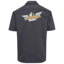 Laden Sie das Bild in den Galerie-Viewer, nashville-rebels-logo weiss 1574 Dickies Men&#39;s Short Sleeve Workshirt
