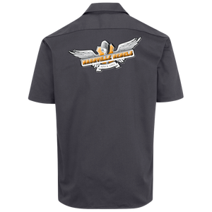 nashville-rebels-logo weiss 1574 Dickies Men's Short Sleeve Workshirt