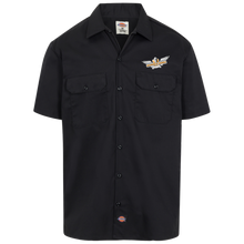 Laden Sie das Bild in den Galerie-Viewer, nashville-rebels-logo weiss 1574 Dickies Men&#39;s Short Sleeve Workshirt
