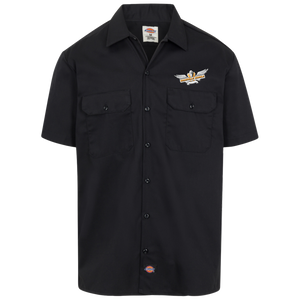 nashville-rebels-logo weiss 1574 Dickies Men's Short Sleeve Workshirt