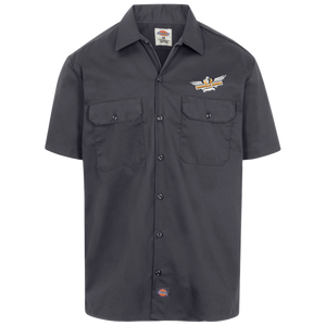 nashville-rebels-logo weiss 1574 Dickies Men's Short Sleeve Workshirt