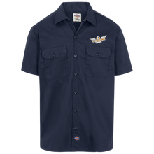 Laden Sie das Bild in den Galerie-Viewer, nashville-rebels-logo weiss 1574 Dickies Men&#39;s Short Sleeve Workshirt
