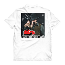 Laden Sie das Bild in den Galerie-Viewer, Shooting Cowboy - CountrySzene.ch Logo Premium Adult Polo Shirt
