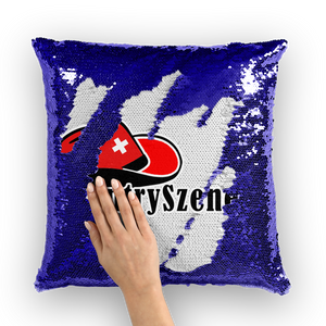 CountrySzene.ch Logo Sequin Cushion Cover