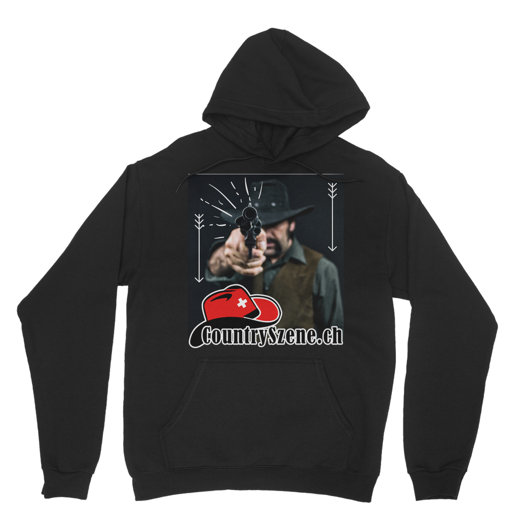 Shooting Cowboy - CountrySzene.ch Logo Classic Adult Hoodie
