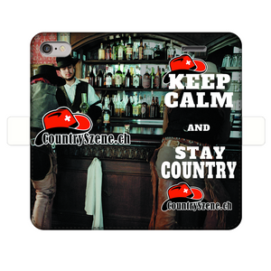 Shooting Cowboy - CountrySzene.ch Logo Fully Printed Wallet Cases