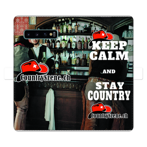 Shooting Cowboy - CountrySzene.ch Logo Fully Printed Wallet Cases