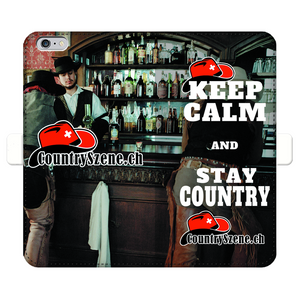 Shooting Cowboy - CountrySzene.ch Logo Fully Printed Wallet Cases