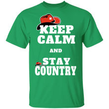 Laden Sie das Bild in den Galerie-Viewer, Keep Calm &amp; Stay Country mit CountrySzene.ch Logo T-Shirt
