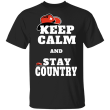 Laden Sie das Bild in den Galerie-Viewer, Keep Calm &amp; Stay Country mit CountrySzene.ch Logo T-Shirt
