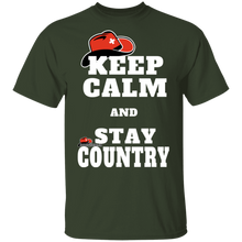 Laden Sie das Bild in den Galerie-Viewer, Keep Calm &amp; Stay Country mit CountrySzene.ch Logo T-Shirt
