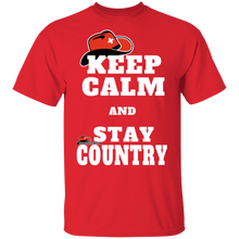 Laden Sie das Bild in den Galerie-Viewer, Keep Calm &amp; Stay Country mit CountrySzene.ch Logo T-Shirt
