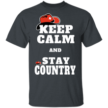 Laden Sie das Bild in den Galerie-Viewer, Keep Calm &amp; Stay Country mit CountrySzene.ch Logo T-Shirt
