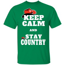 Laden Sie das Bild in den Galerie-Viewer, Keep Calm &amp; Stay Country mit CountrySzene.ch Logo T-Shirt
