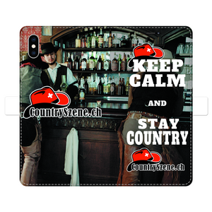 Shooting Cowboy - CountrySzene.ch Logo Fully Printed Wallet Cases