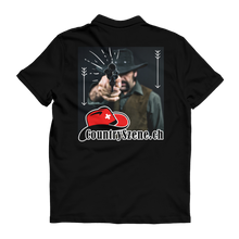 Laden Sie das Bild in den Galerie-Viewer, Shooting Cowboy - CountrySzene.ch Logo Premium Adult Polo Shirt
